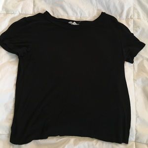 Black crop top